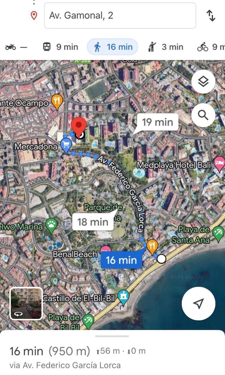 Vista A La Playa, Cerca Del Centro Con Piscina Apartment Беналмадена Екстериор снимка